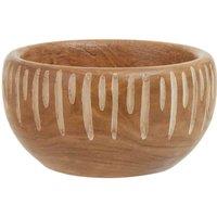 Interiors By Ph Arlo Small Brown And Natural Round Bowl, Brown