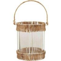 Interiors By Ph Kuta Natural And White Small Lantern, Silver