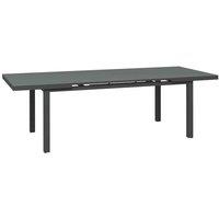 Outsunny Extending Garden Table for 6-8 People, Grey