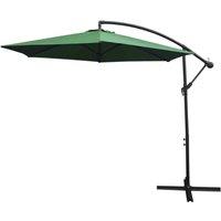Monster Shop Green Cantilever Parasol, Green