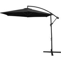 Monstershop Black Cantilever Parasol