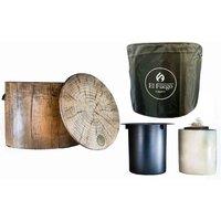 Eco Fuego El Fuego Original Wood Fire Pit, Brown