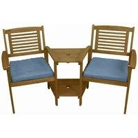 Jardi Companion Seat With Cushions, Brown