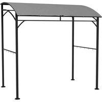 Outsunny 2.2 X 1.5 M Bbq Gazebo Tent Grey, Grey