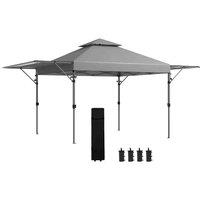 Outsunny 5 X 3 m Pop Up Gazebo Grey, Grey