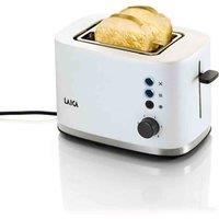 Laica Dual Flo Toaster - 2 Slice White, White