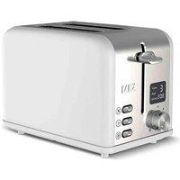 Laica Digital 2 Slice Toaster White, White