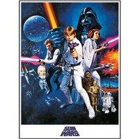 Star Wars Episode Iv A New Hope (One Sheet) - 30 X 40cm Canvas, Multi