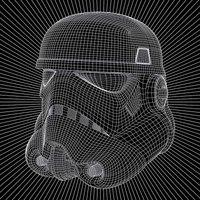 Star Wars (Stormtrooper Wire) 40x40 Canvas, Multi