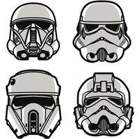 Star Wars Rogue One (Helmets) 40x40 Canvas, Multi