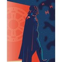 Star Wars (Digital Moonlight) Canvas, Multi