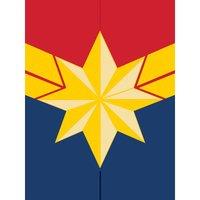 Captain Marvel (Emblem) Canvas, Multi