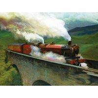 Harry Potter (Hogwarts Express Landscape) 60x80 Canvas, Multi