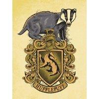 Harry Potter (Hufflepuff Crest) 60x80 Canvas, Multi