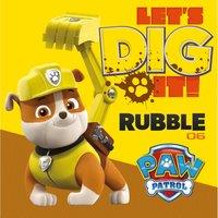 Paw Patrol (Rubble) 30x30 Canvas, Multi