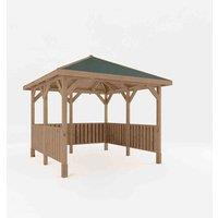 Mercia 3M X 3M Thorpe Gazebo With Vertical Rails