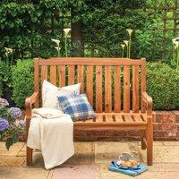Norfolk Leisure Norfolk Collection Beeley 120cm Bench Acacia Wood Teak Look