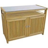 Zest Terraza Outdoor Kitchen - Double Unit, Brown