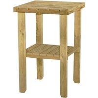 Zest Terraza Outdoor Kitchen - Side Table, Brown