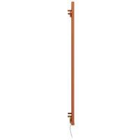 Terma Electric Radiator, Rolo-room-e, 1800/480 (supplied w/ MOA Blue In Chrome) (heavy Item) True Copper, Brown