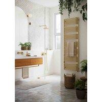 Terma Electric Towel Rail, Alex One 1580/500 , Brass, Brown