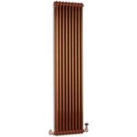 Terma Radiator, Colorado 1800/429 (3 Column Deep) (9 Sections) Copper Lacquer, Brown