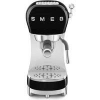 Smeg Espresso Coffee Machine In Black, Black