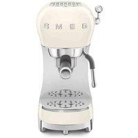 Smeg Espresso Coffee Machine In Cream, Cream