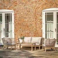 Crossland Grove Whitstone Rope Sofa Set Natural, Brown