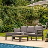 Crossland Grove Perth Lounge Set, Black