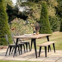 Crossland Grove Halford Dining Table, Brown