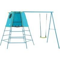 TP Explorer Metal Climbing Frame Set & Swing - Blue, Multi