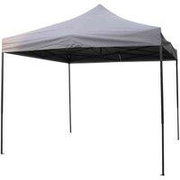 All Seasons Gazebos 3m x 3m Pop Up Gazebo Metallic Grey, Grey