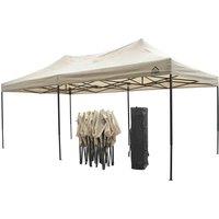 All Seasons Gazebos 3m x 6m Pop Up Gazebo Beige