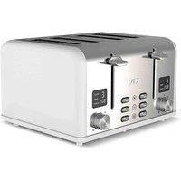 Laica Digital 4 Slice Toaster White, White