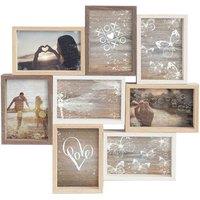 Nielsen Accent Collage Picture Frame For 8 Photos 4X6, Brown