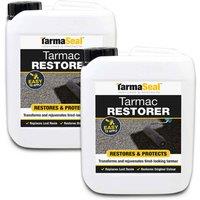 Smartseal Tarmaseal Tarmac Sealer & Restorer Black Superior To Tarmac Paint For Driveways 2 X 5L, Black