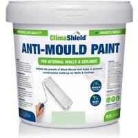 Smartseal Anti Mould Paint - Forest Dawn 2.5L For Bathroom Kitchen And Bedroom Walls & Ceilings, Green