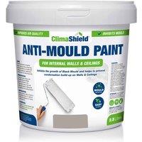 Smartseal Anti Mould Paint - Mountain Stone 2.5L For Bathroom Kitchen And Bedroom Walls & Ceilings