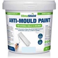 Smartseal Anti Mould Paint - Frosted Blue 5L For Bathroom Kitchen And Bedroom Walls & Ceilings, Blue