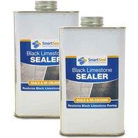 Smartseal Limestone Sealer Black Limestone & Slate Sealer 2 X 1L, Black