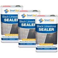 Smartseal Limestone Sealer Black Limestone & Slate Sealer 3 X 5L, Black