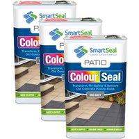 Smartseal Patio Colourseal Mid Grey Seal And Restore Concrete Paving Slabs Concrete Paint For Patio 3 X 5L