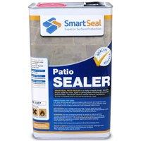 Smartseal Patio Sealer Protect Concrete Precast Slabs Stain Resistant Matt Finish Concrete Sealer 5L, Clear