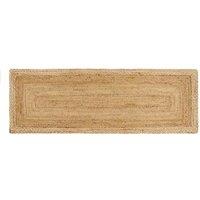 Origins Jute Border Natural White 67X200, White