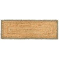 Origins Jute Border Sage Green 67X200, Green