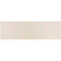 Hug Rug Sculptured Washable Basket Weave Ivory 67X150, Cream