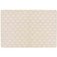 Hug Rug Sculptured Washable Basket Weave Ivory 80X120