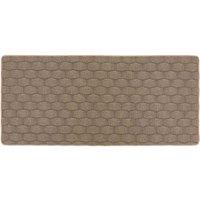 Hug Rug Sculptured Washable Basket Weave Mink 67X150, Brown