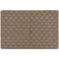 Hug Rug Sculptured Washable Basket Weave Mink 80X120, Brown